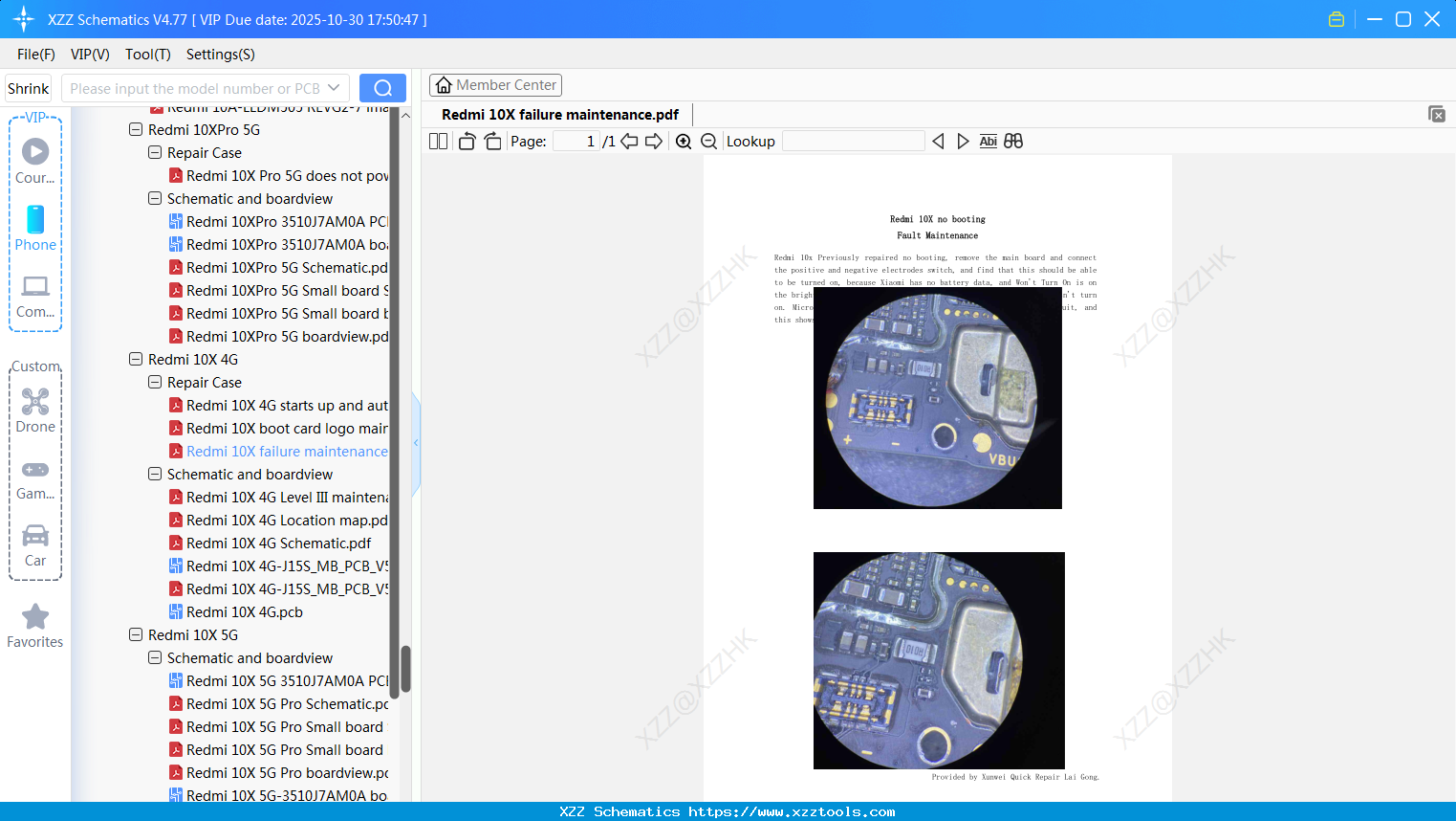 Xiaomi Redmi 10X Failure Maintenance